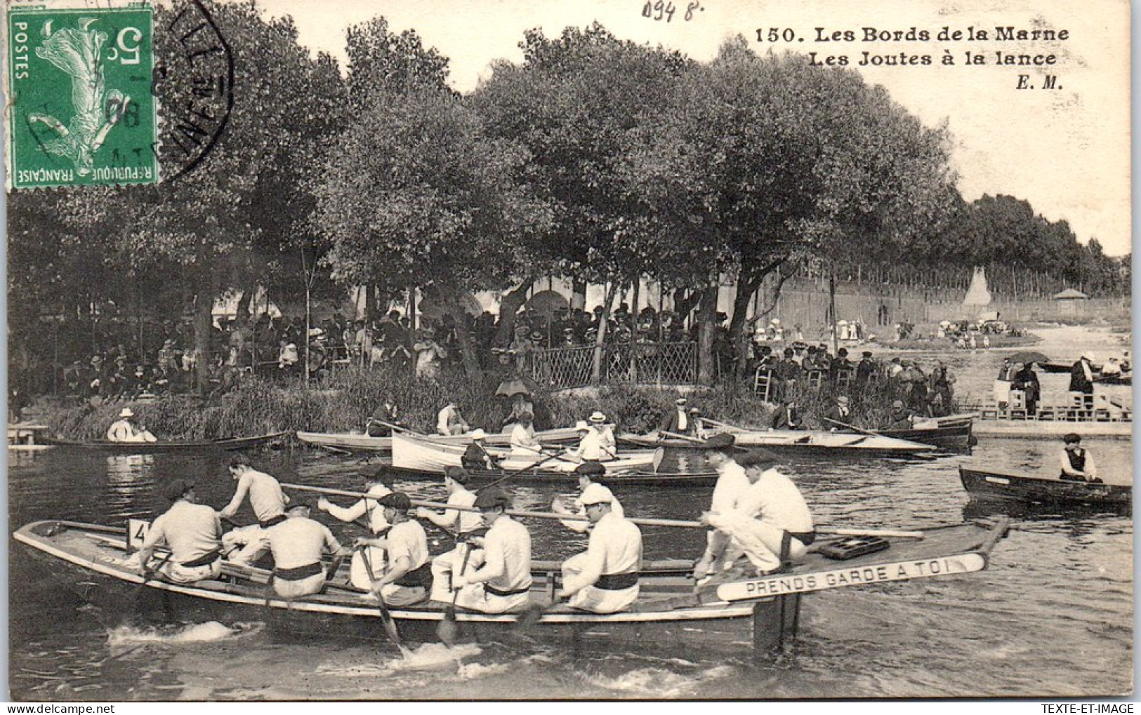 94 Les Bords De La Marne, Les Joutes A La Lance  - Sonstige & Ohne Zuordnung