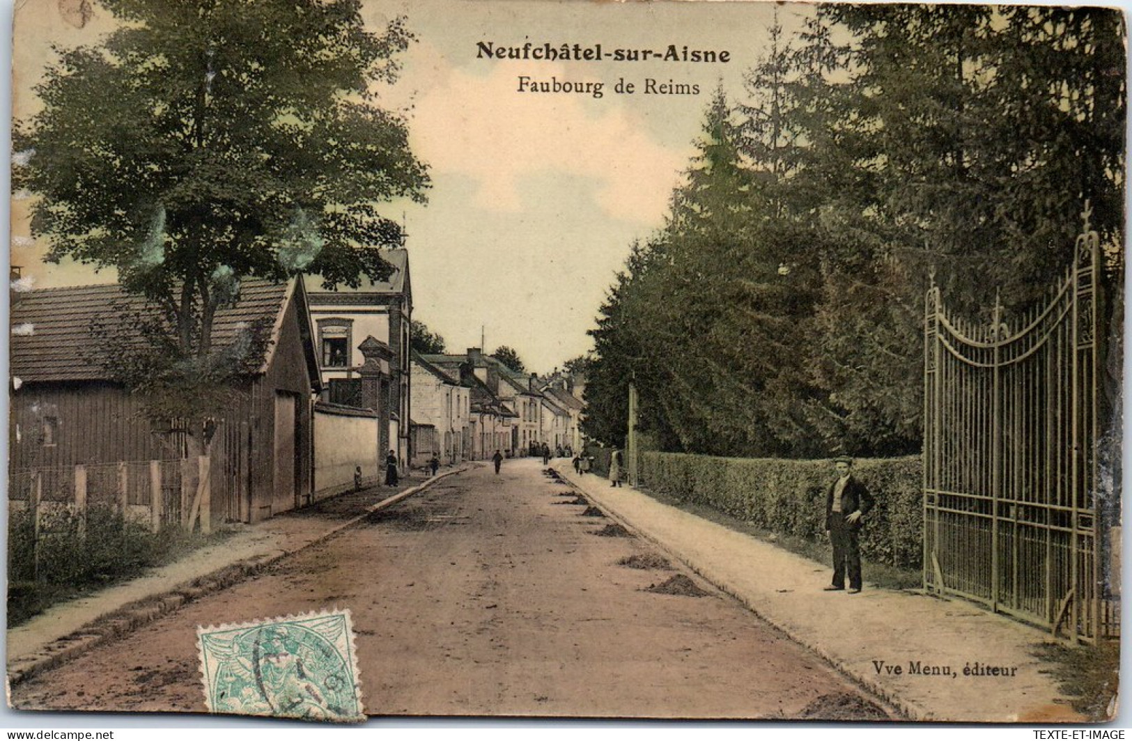 02 NEUFCHATEL SUR AISNE - Faubourg De Reims  - Other & Unclassified