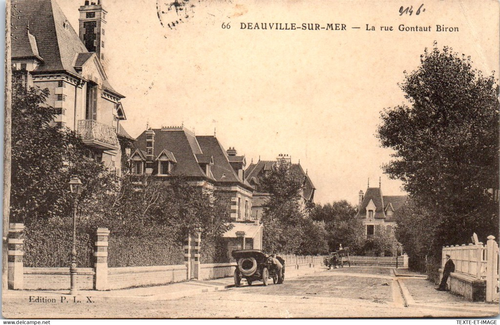 14 DEAUVILLE SUR MER - La Rue Gontaut Biron  - Deauville