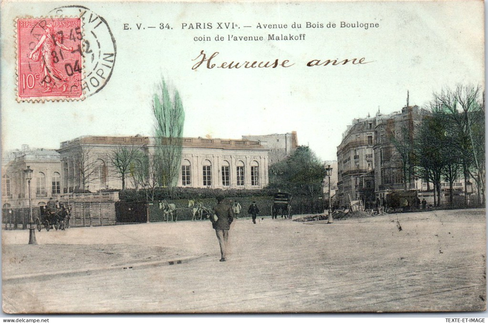 75016 PARIS - Av Du Bois De Boulogne, Av Malakoff  - Arrondissement: 16