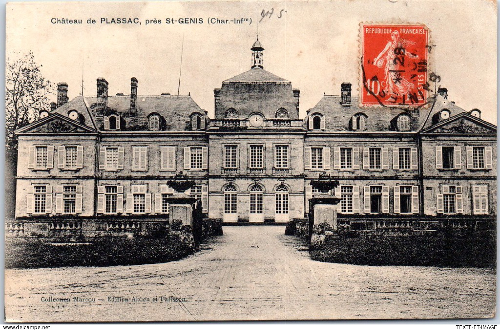 17 SAINT GENIS - Le CHATEAUde Plassac. - Sonstige & Ohne Zuordnung