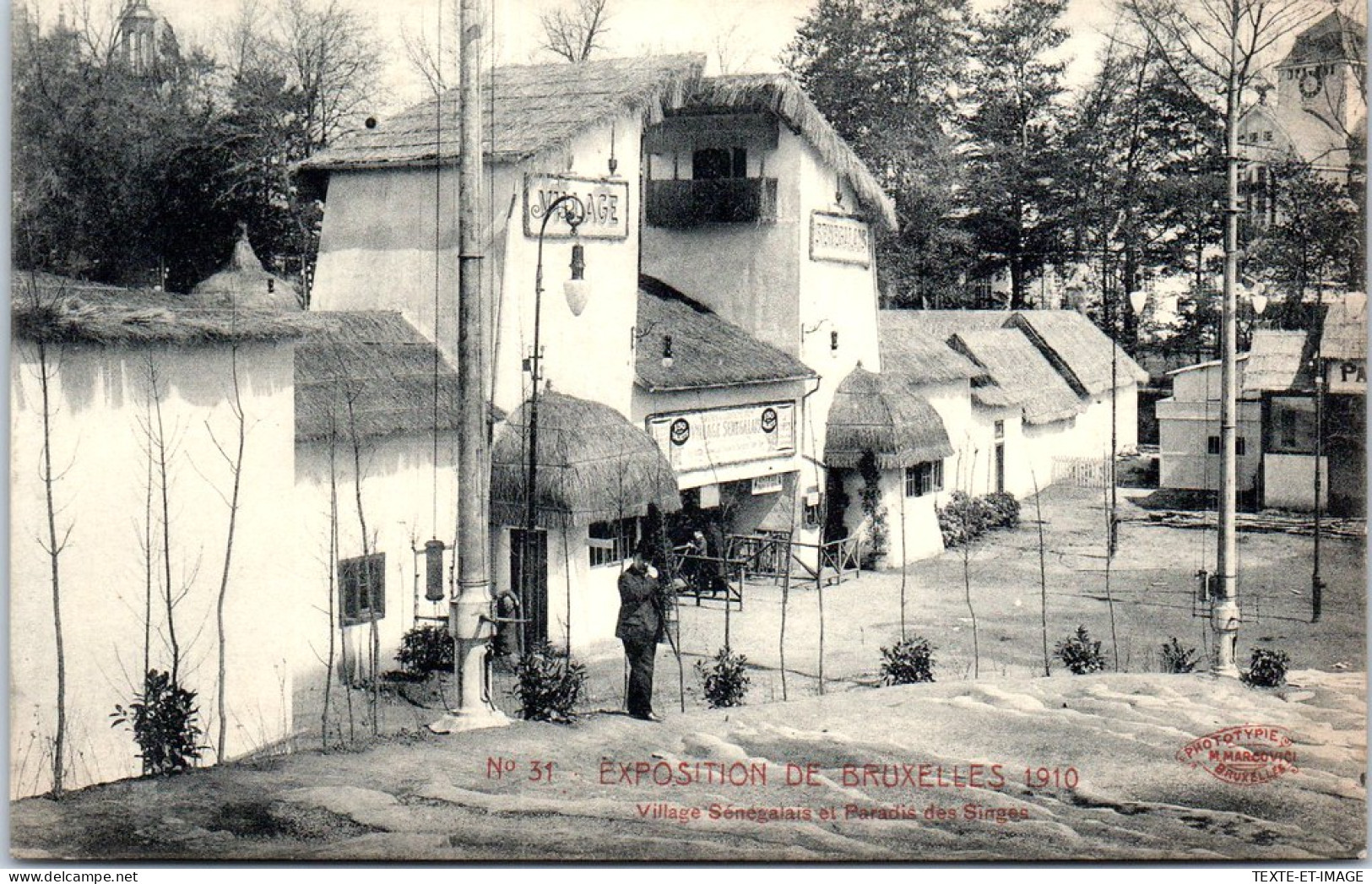 Belgique - BRUXELLES - Village Senegalais Expo 1910 - Andere & Zonder Classificatie