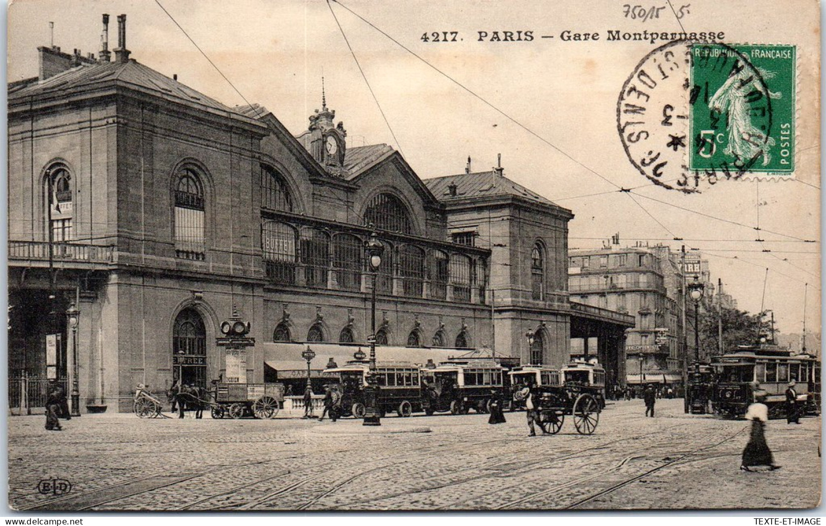 75015 PARIS - La Gare Montparnasse. - District 15
