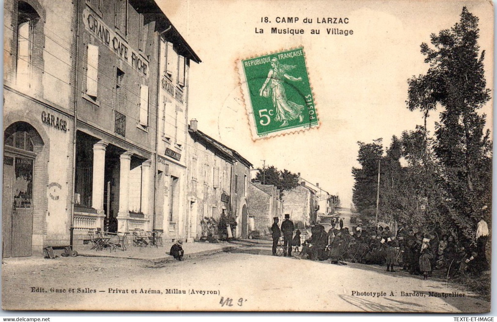 12 CAMP DU LARZAC - La Musique Au Village  - Other & Unclassified