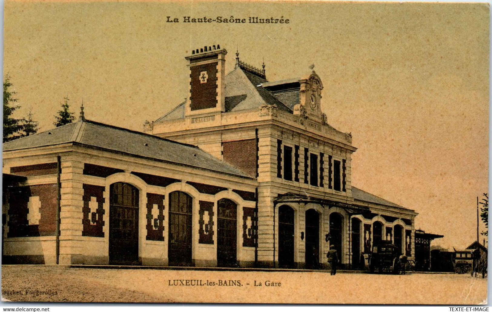 70 LUXEUIL LES BAINS - La Gare, Vue D'ensemble. - Luxeuil Les Bains