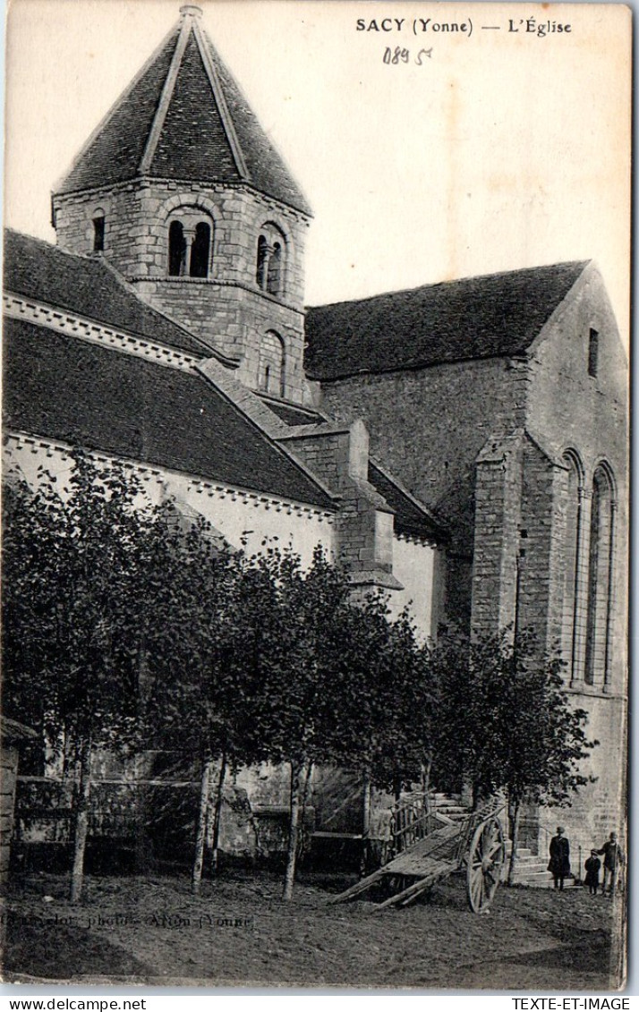 89 SACY - L'eglise. - Andere & Zonder Classificatie