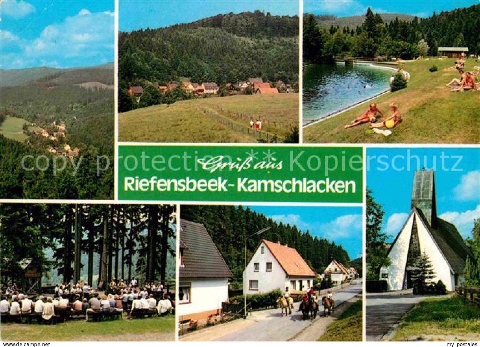 72905982 Riefensbeek-Kamschlacken Freibad Kirche Waldfestspiele  Riefensbeek-Kam - Osterode
