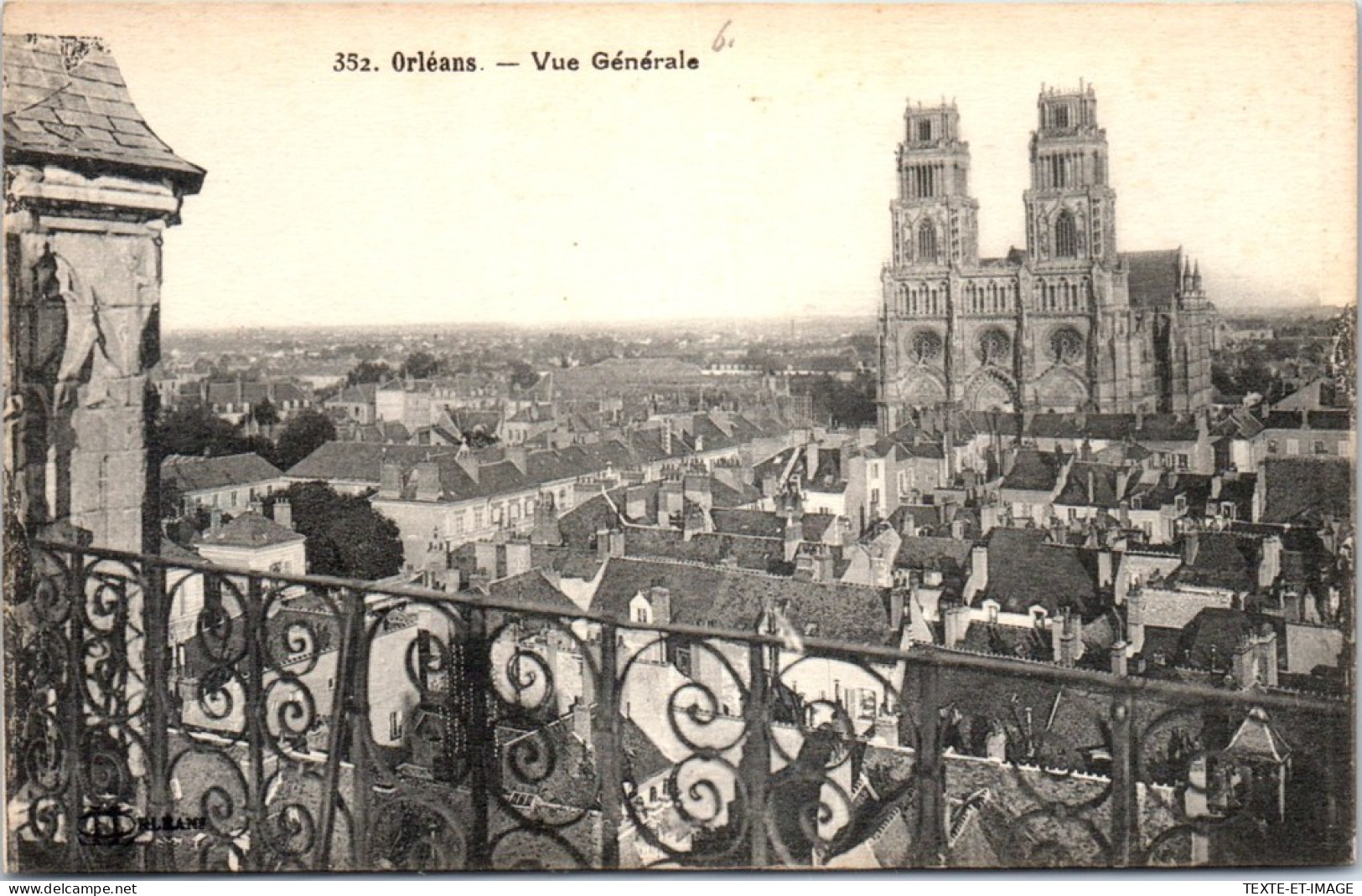 45 ORLEANS - Vue Generale Sur La Cathedrale. - Orleans