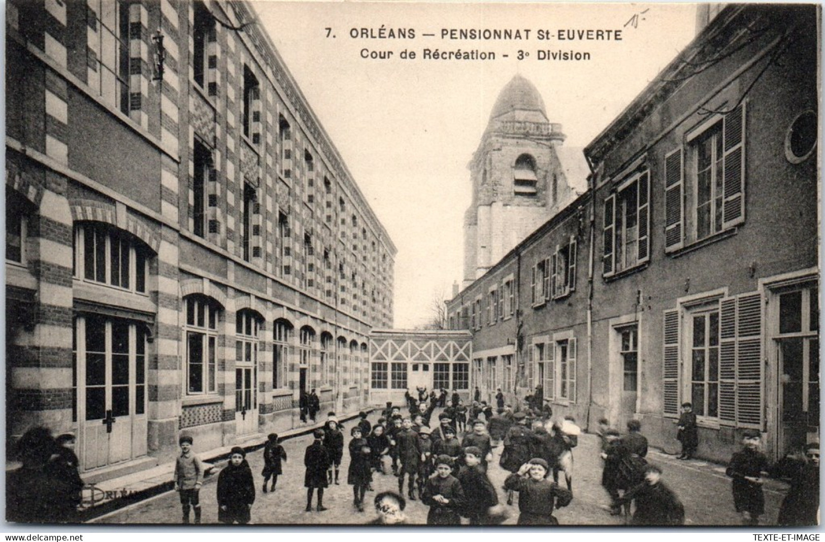 45 ORLEANS - Pensionnat St Euverte, Cours De Recreation - - Orleans