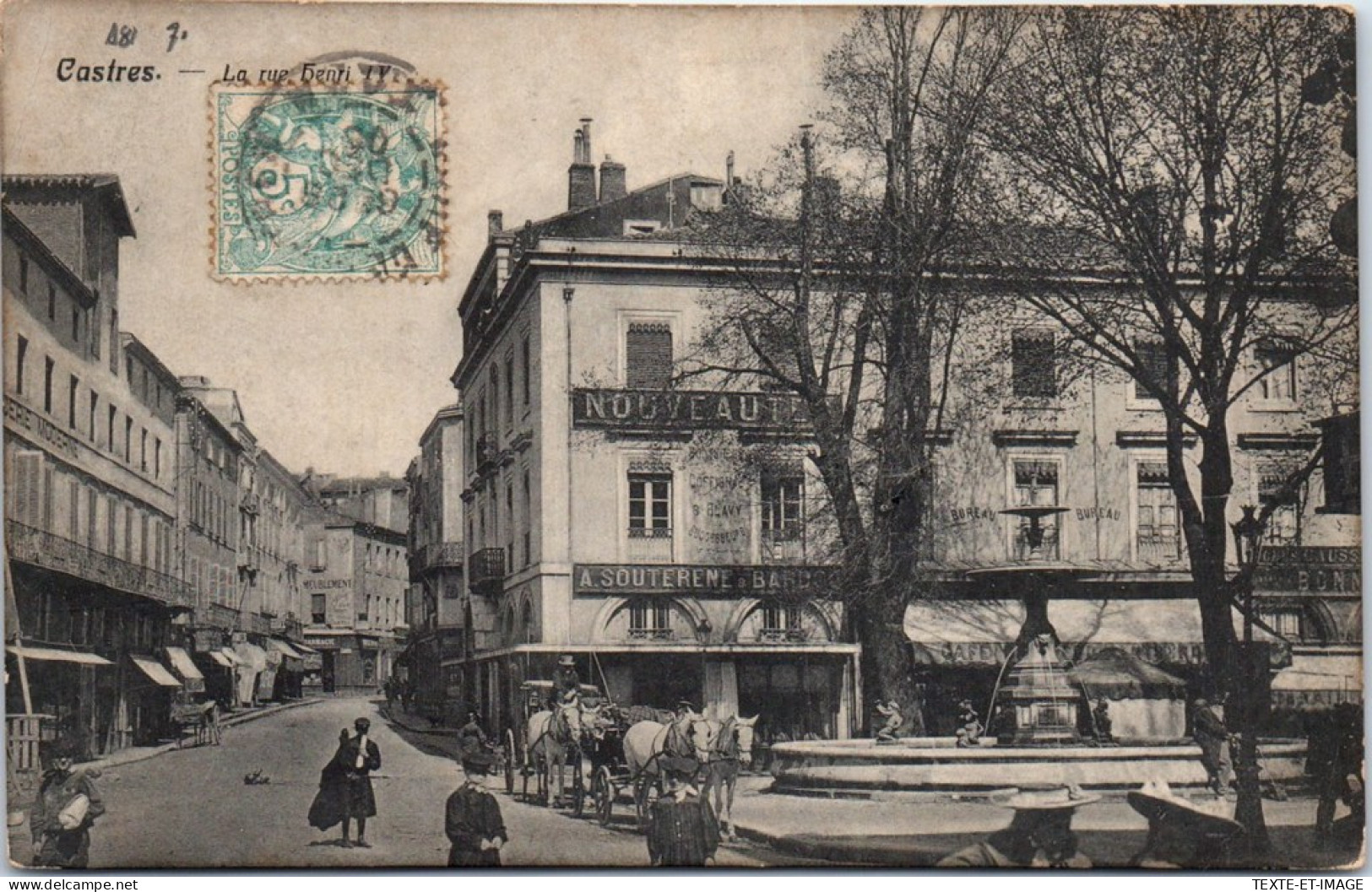 81 CASTRES - La Rue Henri IV - Castres