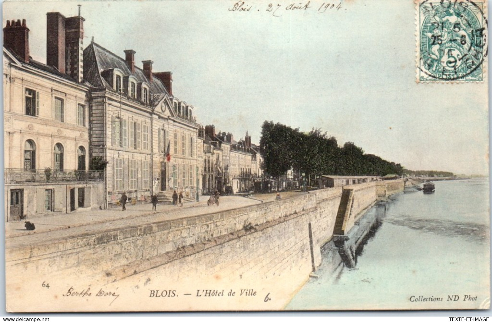 41 BLOIS - La Loire Et L'hotel De Ville. - Blois