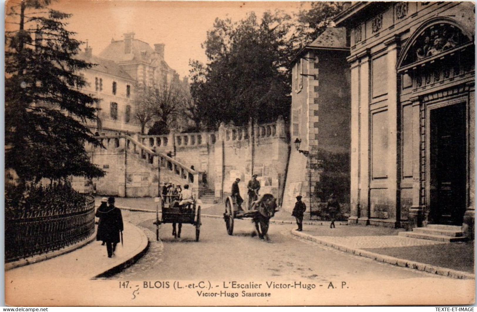 41 BLOIS - Vue De L'escalier Victor Hugo. - Blois