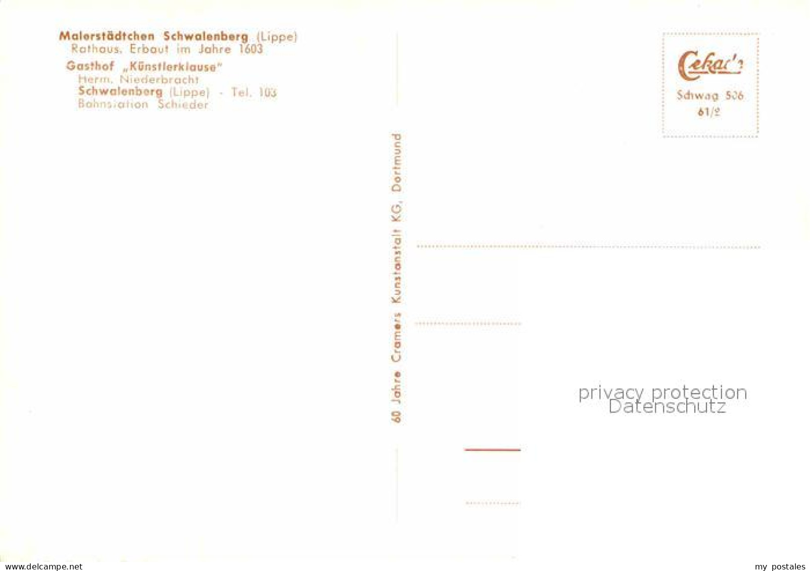 72905874 Schwalenberg Gasthof Kuenstlerklause Schieder-Schwalenberg - Other & Unclassified