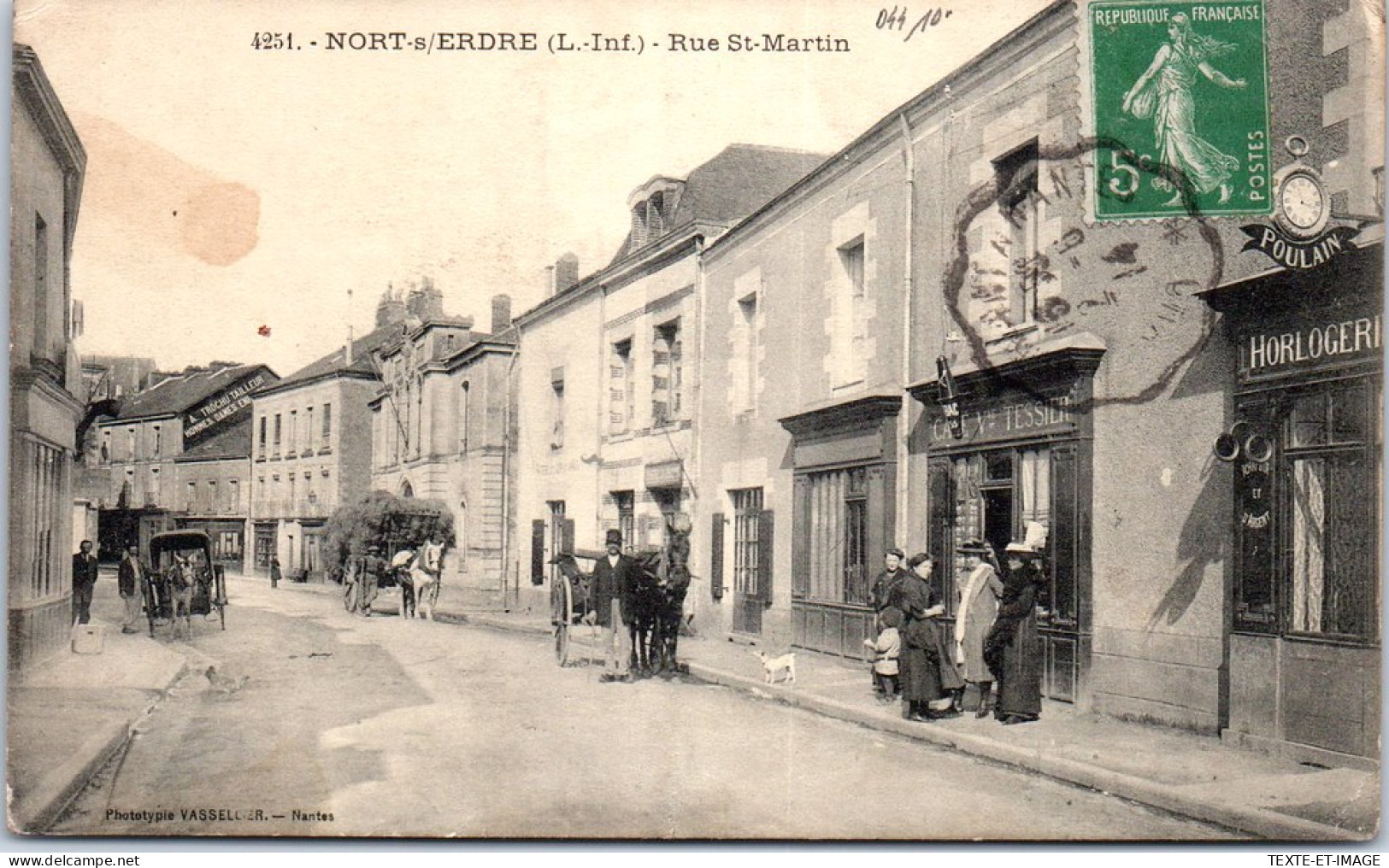 44 NORT SUR ERDRE - La Rue Saint Martin. - Other & Unclassified