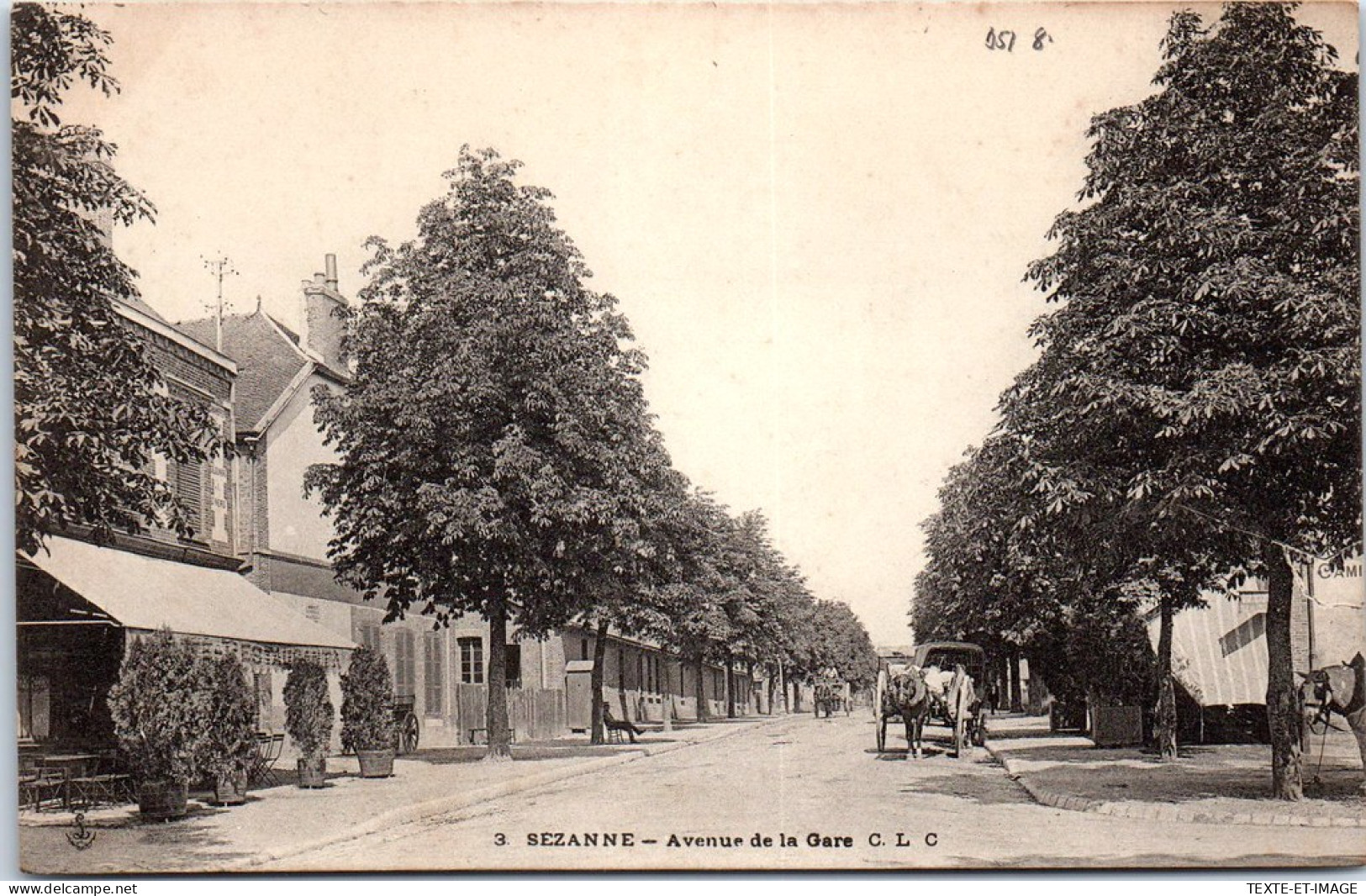 51 SEZANNE - Avenue De La Gare. - Sezanne
