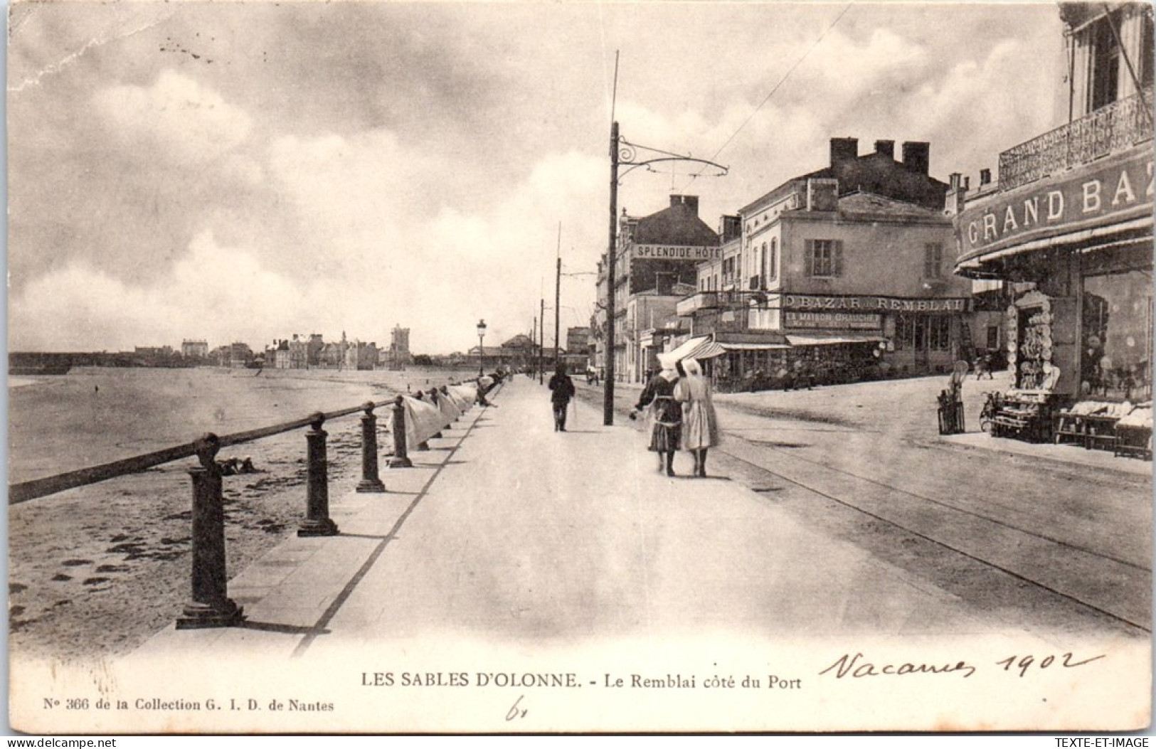 85 LES SABLES D'OLONNE - Le Remblai Cote Du Port. - Sables D'Olonne