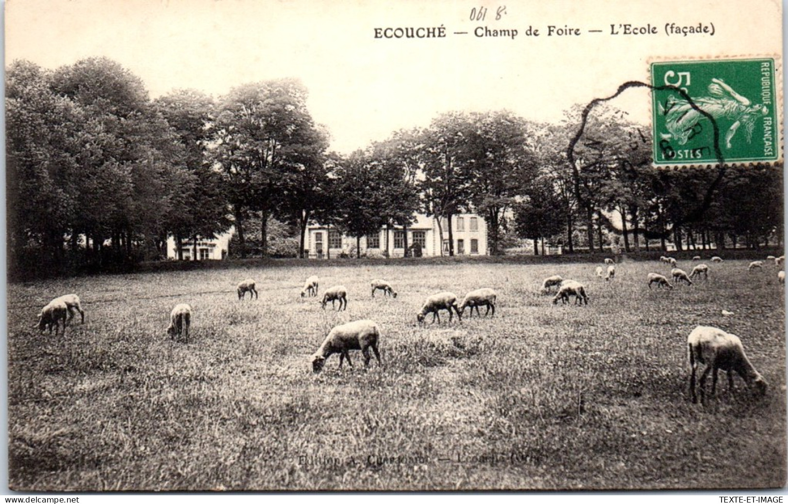 61 ECOUCHE - Champ De Foire, L'ecole (facade) - Ecouche