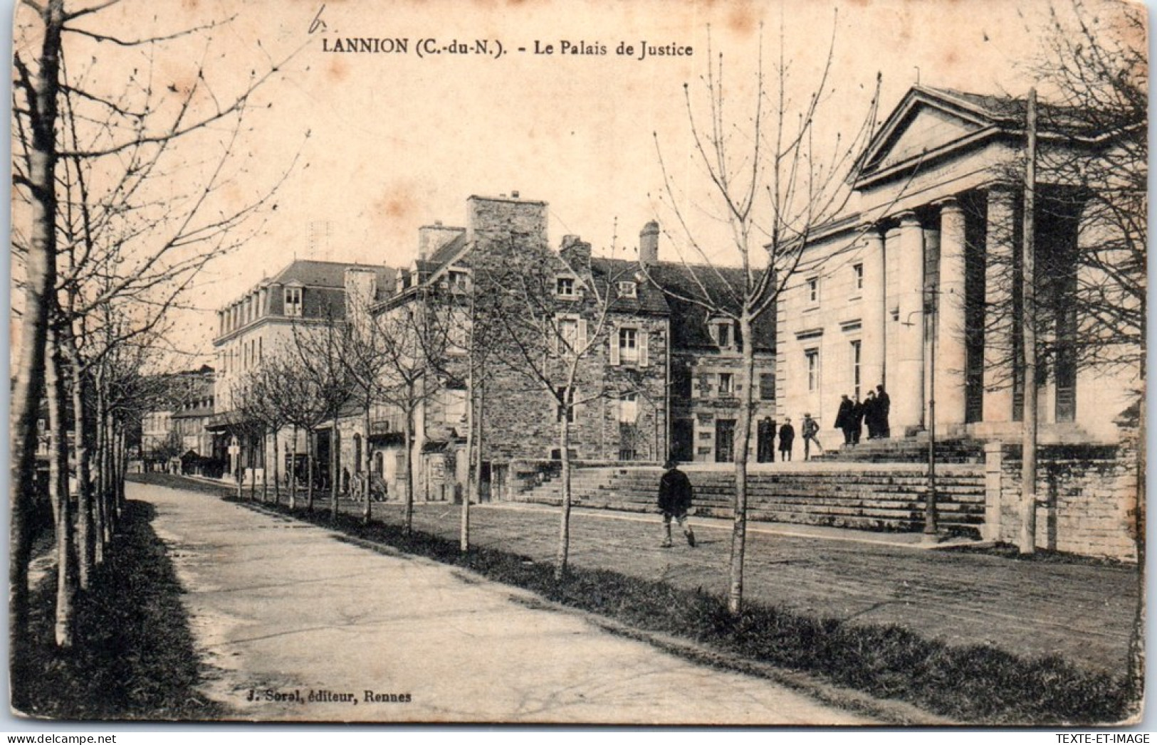 22 LANNION - Vue Sur Le Palais De Justice. - Lannion