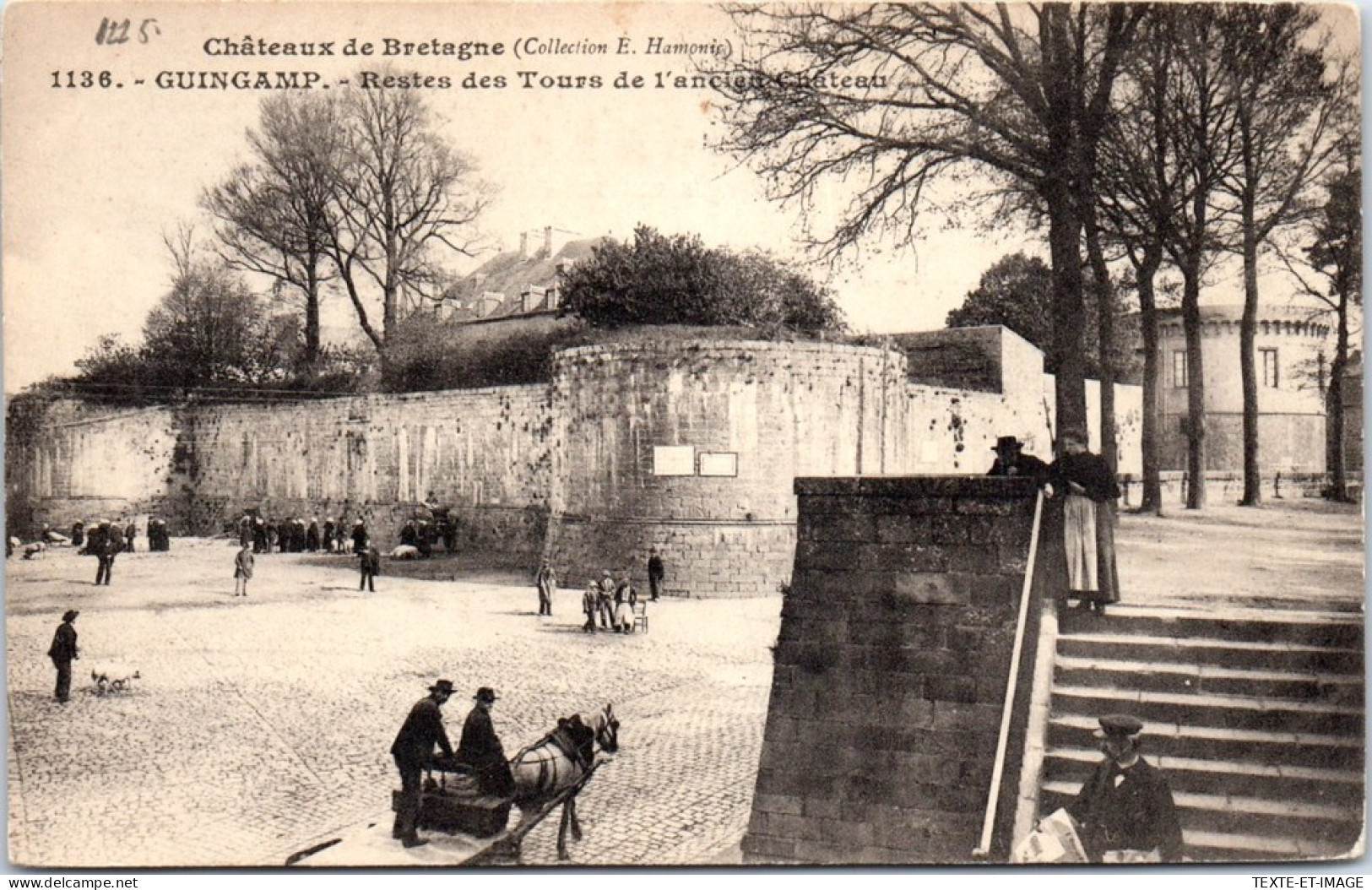 22 GUINGAMP - Restes Des Tours De L'ancien Chateau. - Guingamp