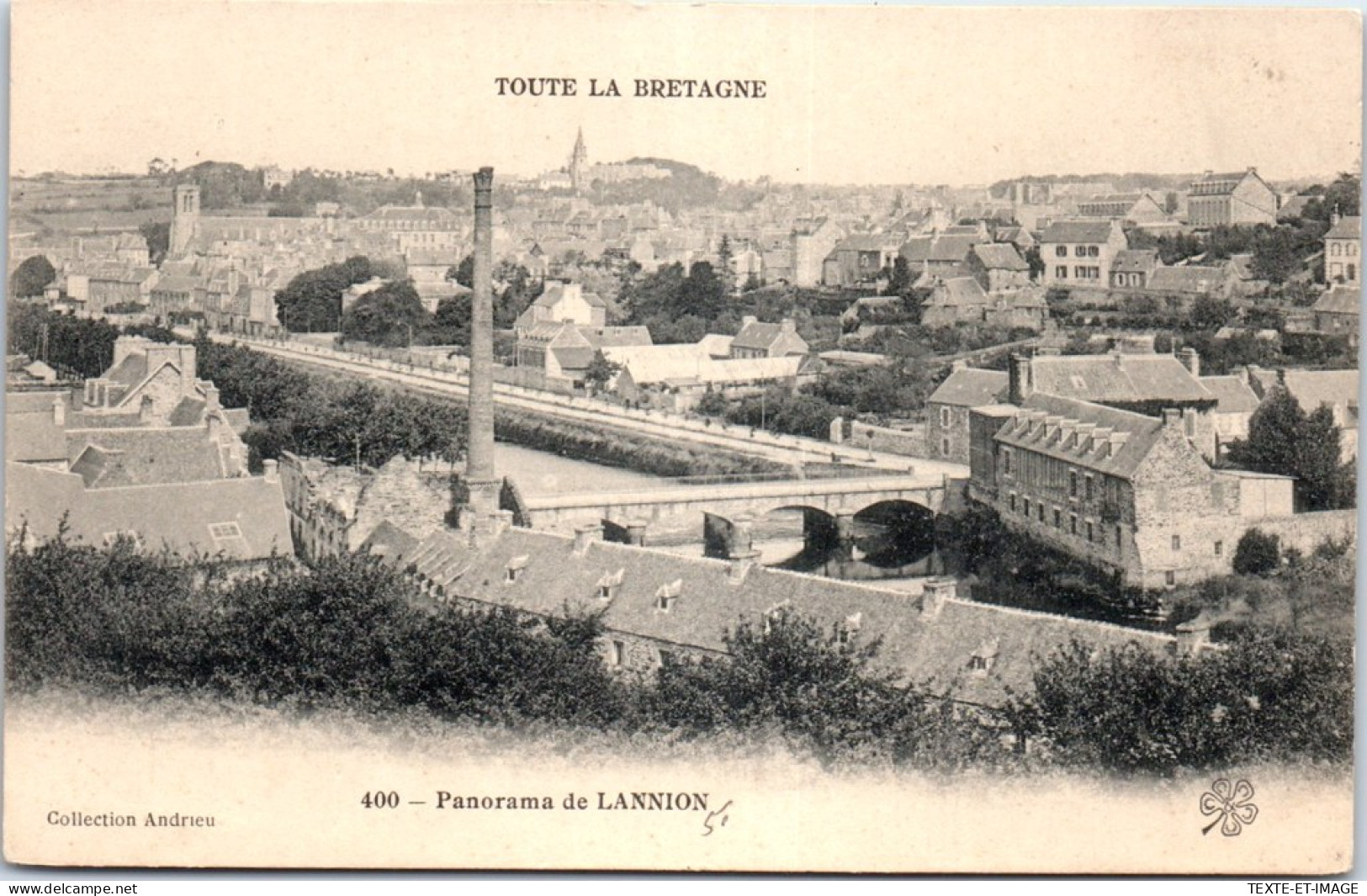 22 LANNION - Panorama Sur La Ville. - Lannion