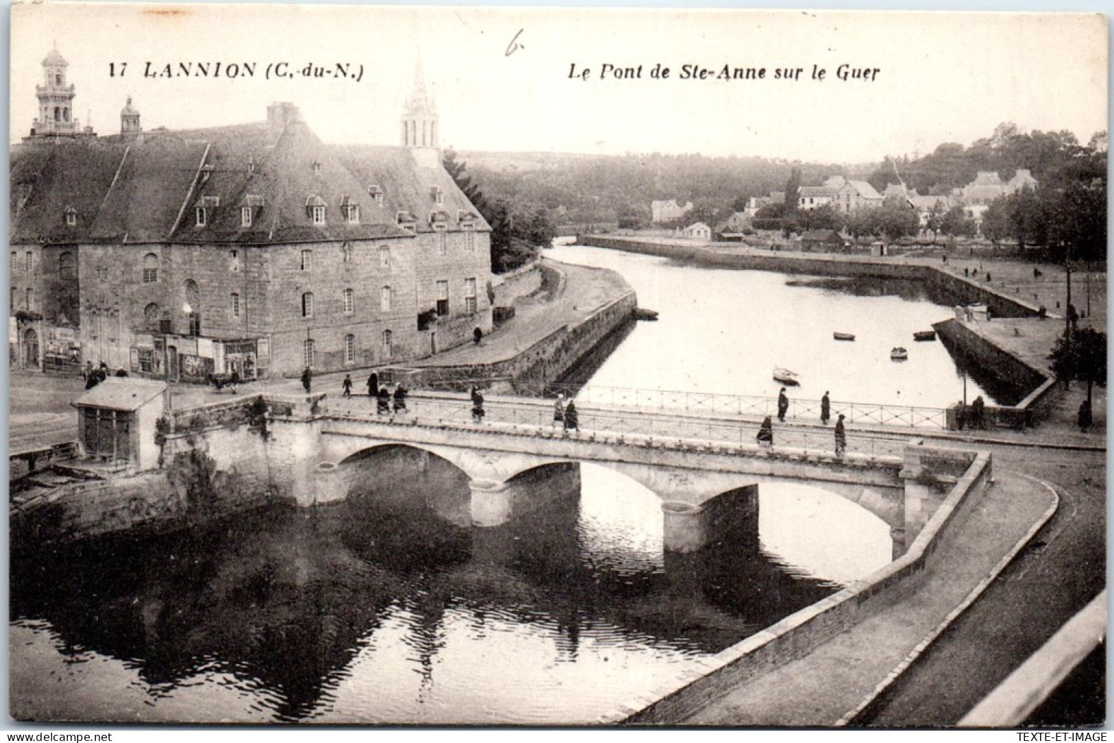 22 LANNION - Le Pont De Sainte Anne Vue Sur Le Guer. - Lannion