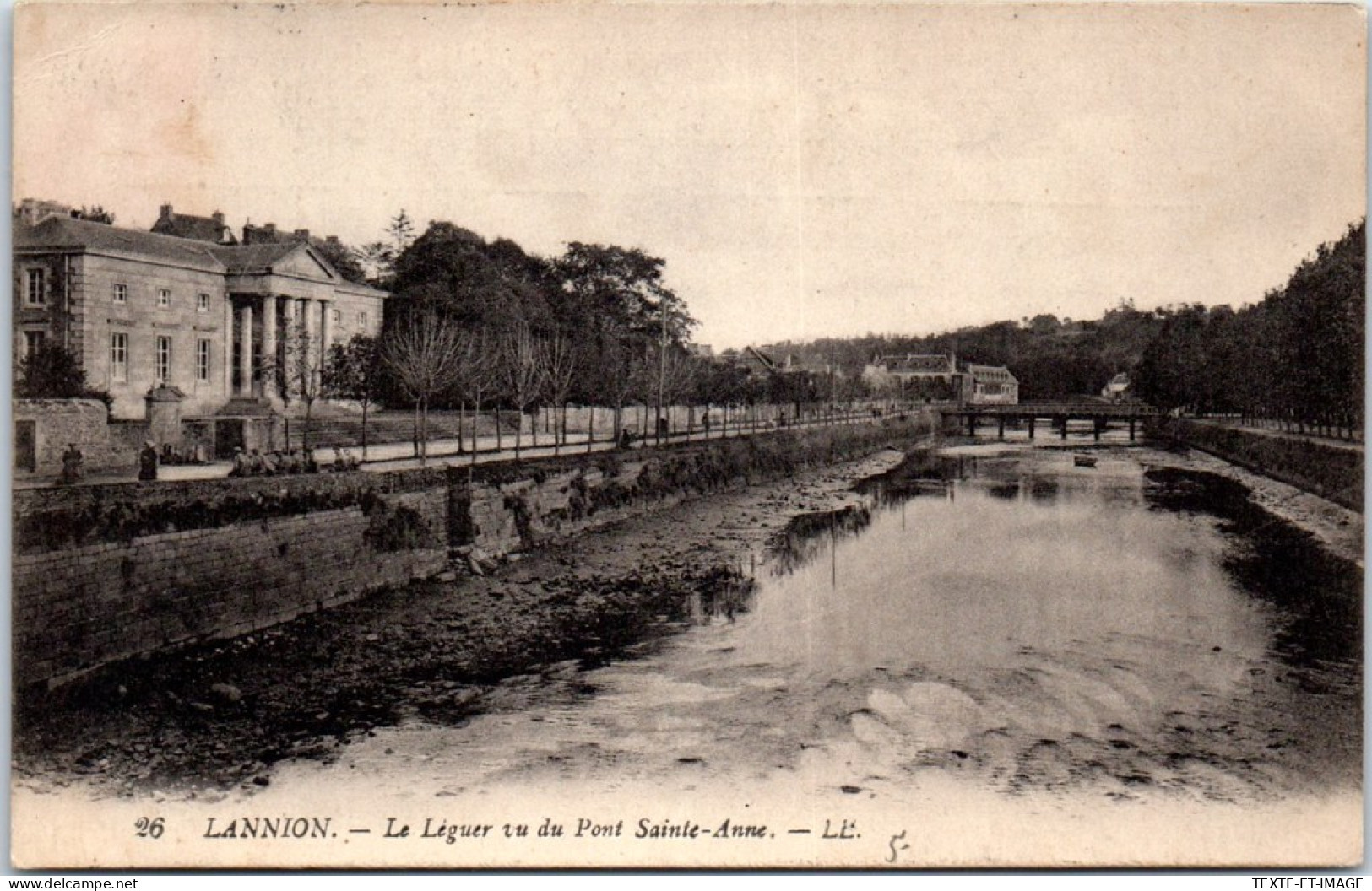 22 LANNION - Le Leguer Vu Du Pont Ste Anne; - Lannion