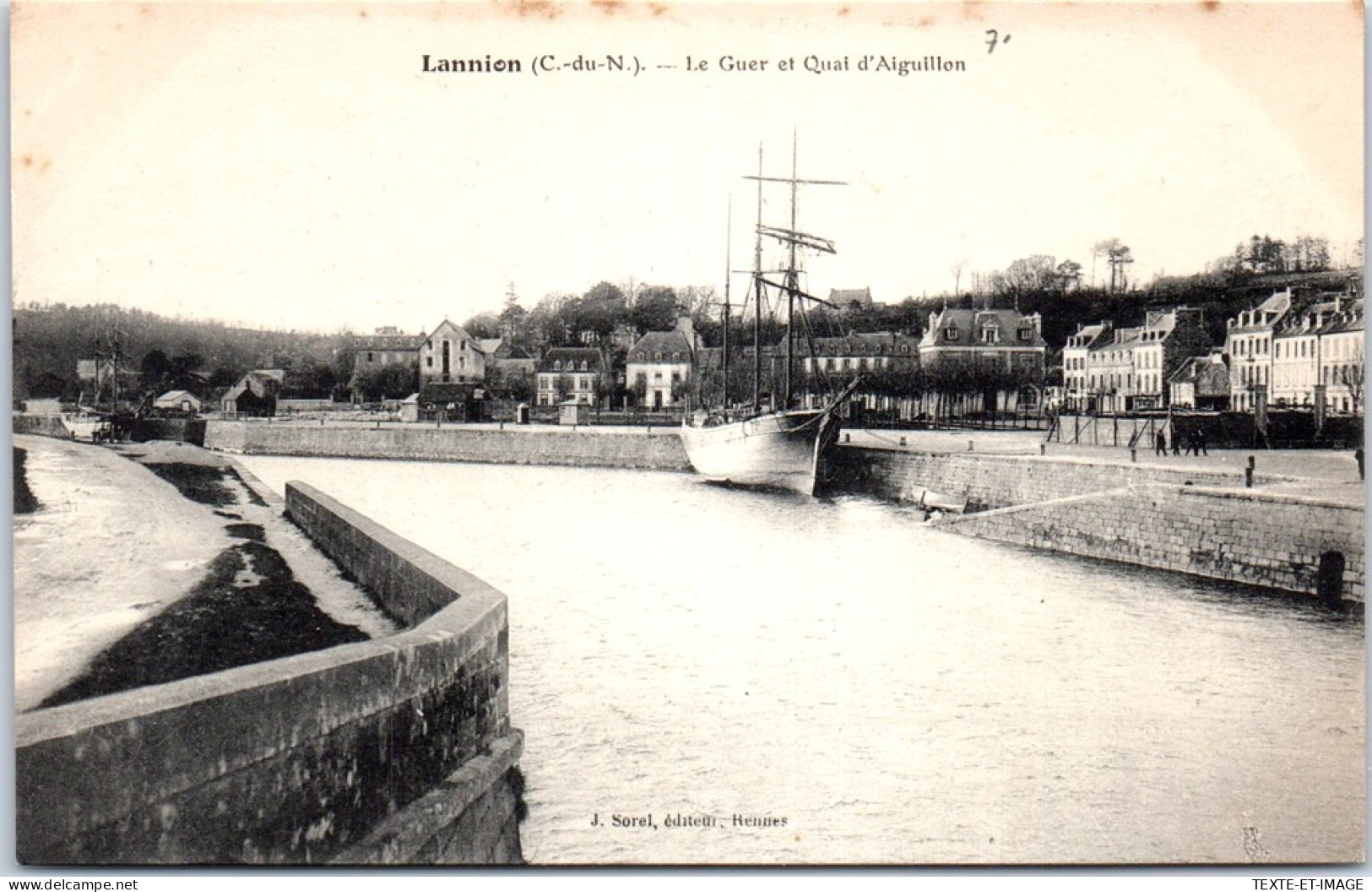 22 LANNION - Le Guer & Quai D'aiguillon. - Lannion