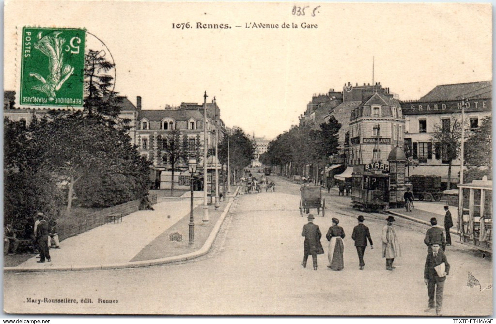 35 RENNES - Vue De L'avenue De La Gare  - Rennes