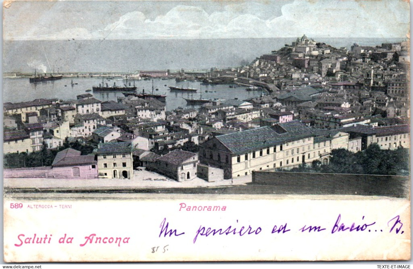 Italie - Saluti Da Ancona, Vue Sur Le Port  - Other & Unclassified