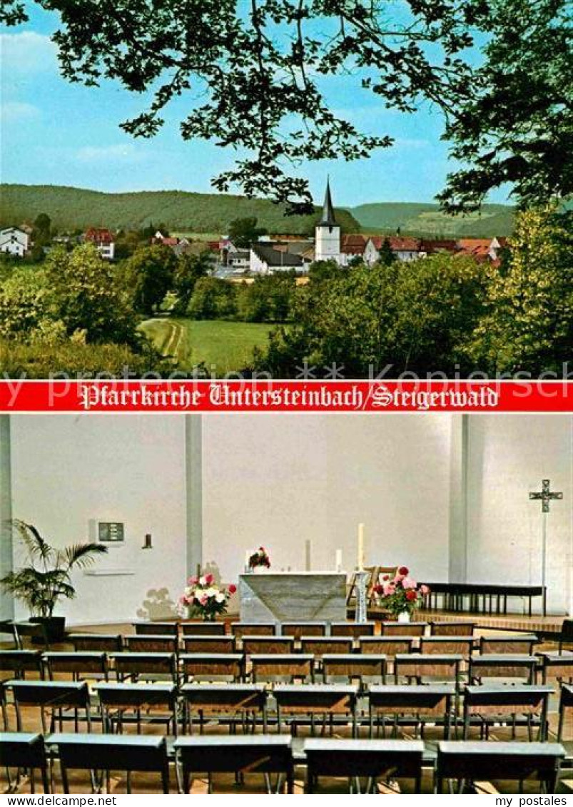 72905810 Untersteinbach Rauhenebrach Ortsansicht Mit Kirche Pfarrkirche Innenans - Autres & Non Classés