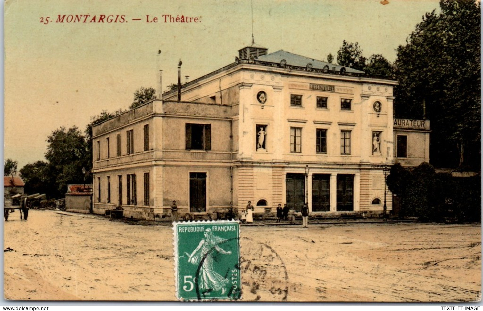 45 MONTARGIS - Vue Latterale Du Theatre. - Montargis