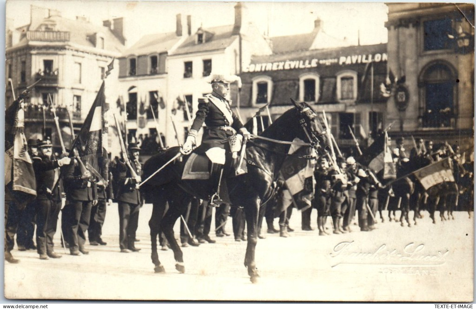 45 ORLEANS - CARTE PHOTO - Ceremonie De J D'arc, Un General  - Orleans