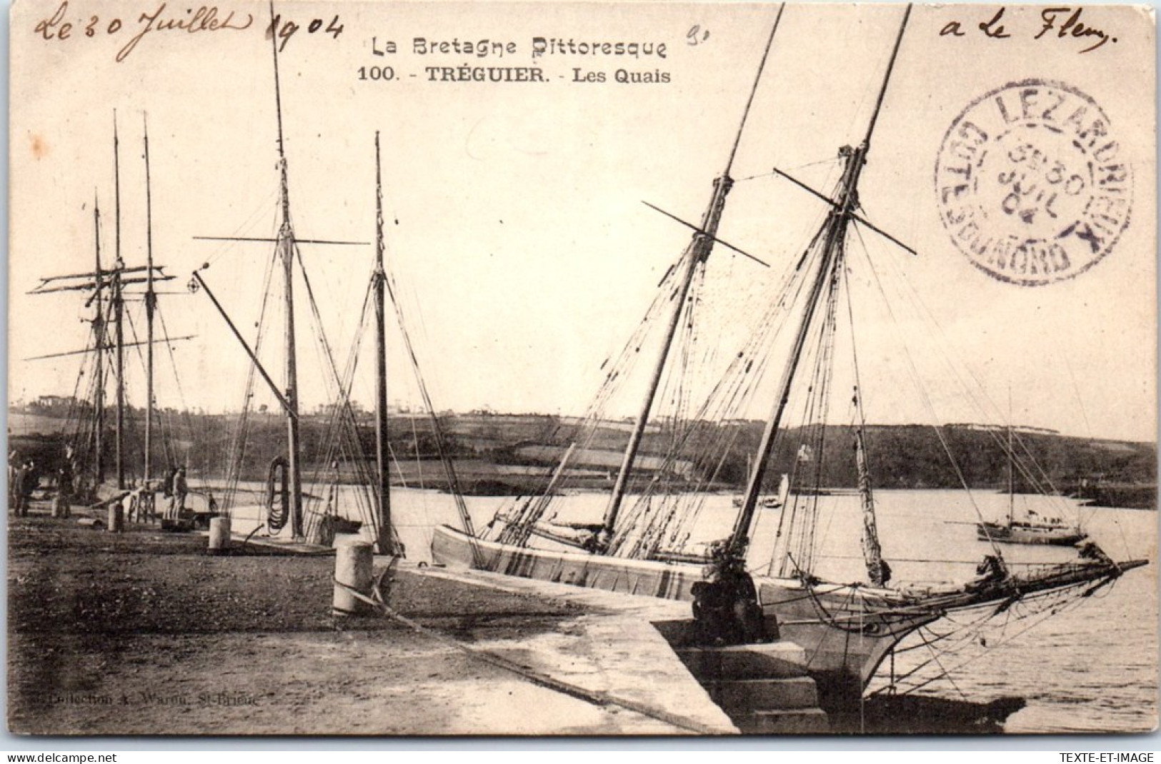 22 TREGUIER - Les Quais (bateaux) - Tréguier