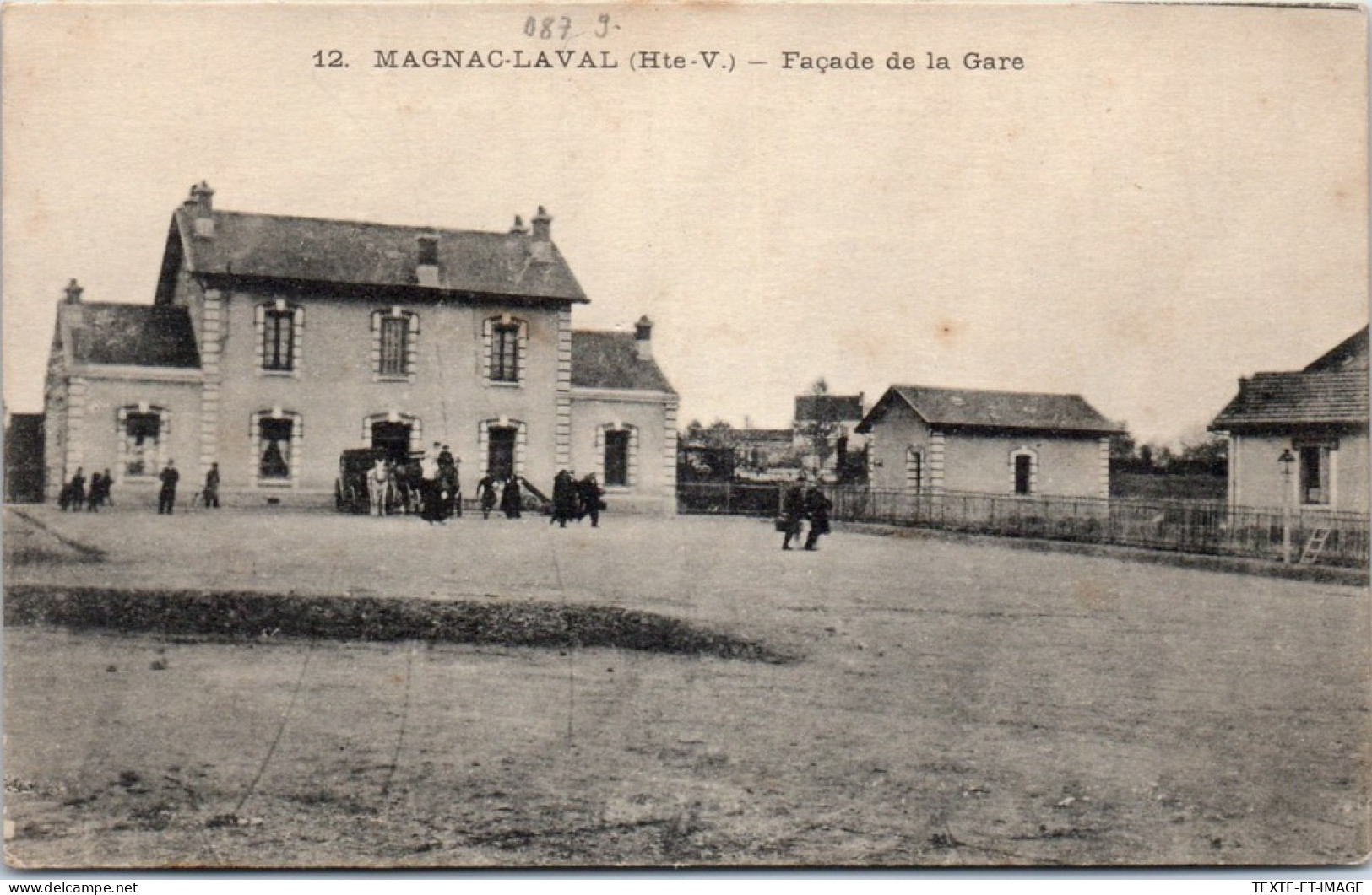 87 MAGNAC LAVAL - Facade De La Gare. - Other & Unclassified