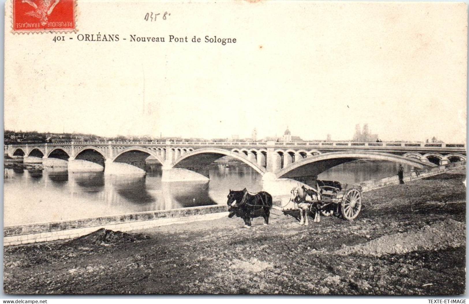45 ORLEANS - Le Nouveau Pont De Sologne (attelage) - Orleans