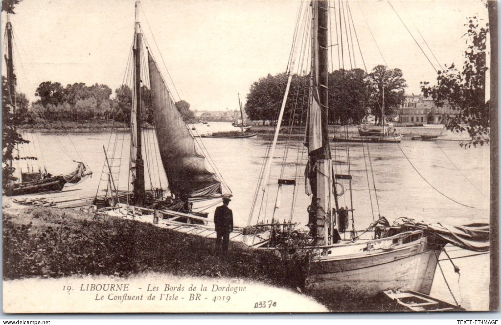 33 LIBOURNE - Les Bords De La Dordogne, Confluent De L'isle - Libourne