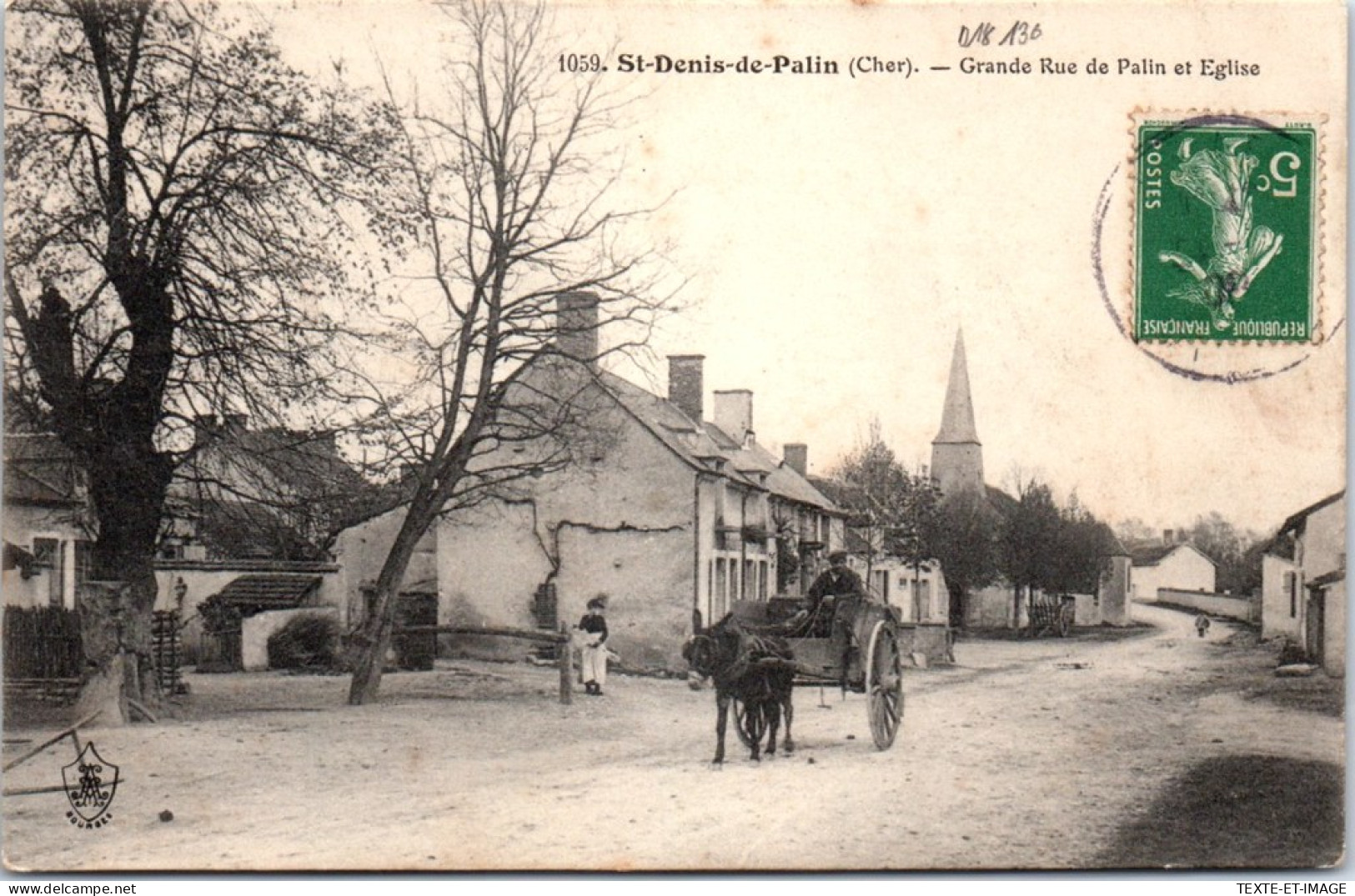 18 SAINT DENIS DE PALIN - Grande Rue De Palin Et Eglise  - Other & Unclassified