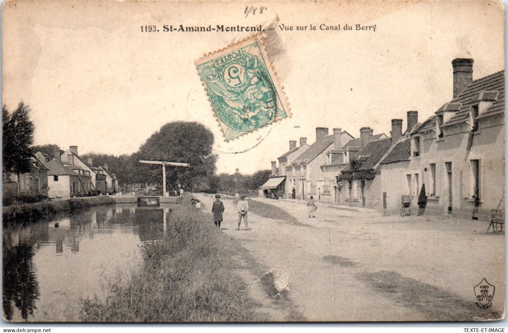 18 SAINT AMAND MONTROND - Vue Sur Le Canal Du Berry  - Saint-Amand-Montrond