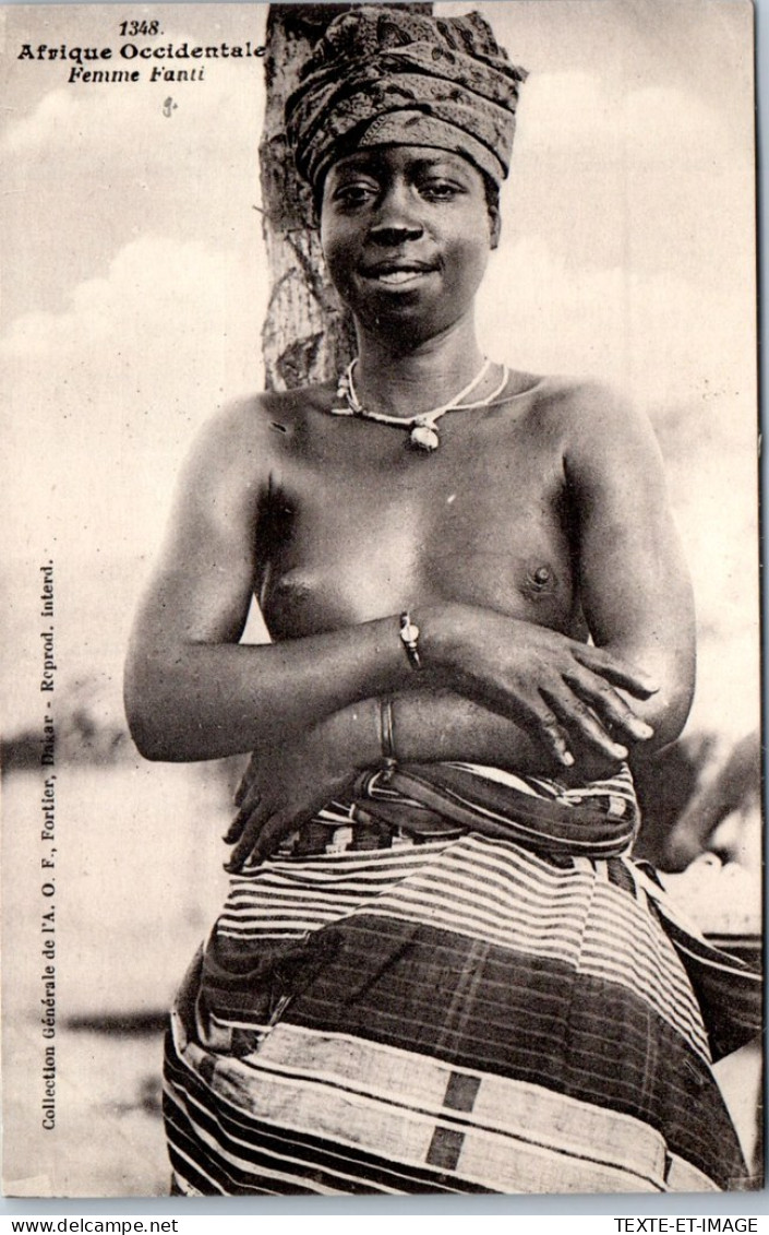 AFRIQUE OCCIDENTALE - Femme Fanti. - Unclassified