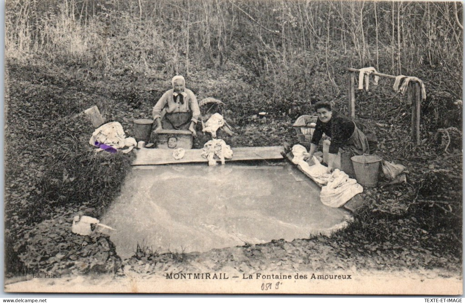 51 MONTMIRAIL - La Fontaine Des Amoureux  - Montmirail