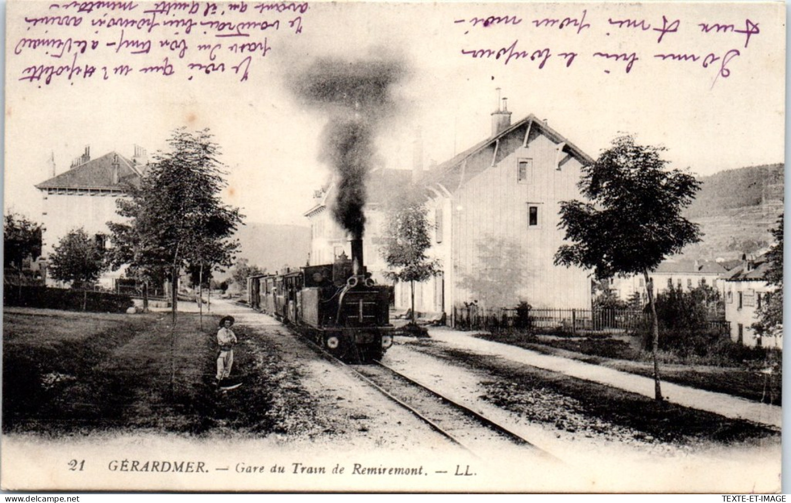 88 GERARDMER - Gare Du Train De Remiremont  - Gerardmer