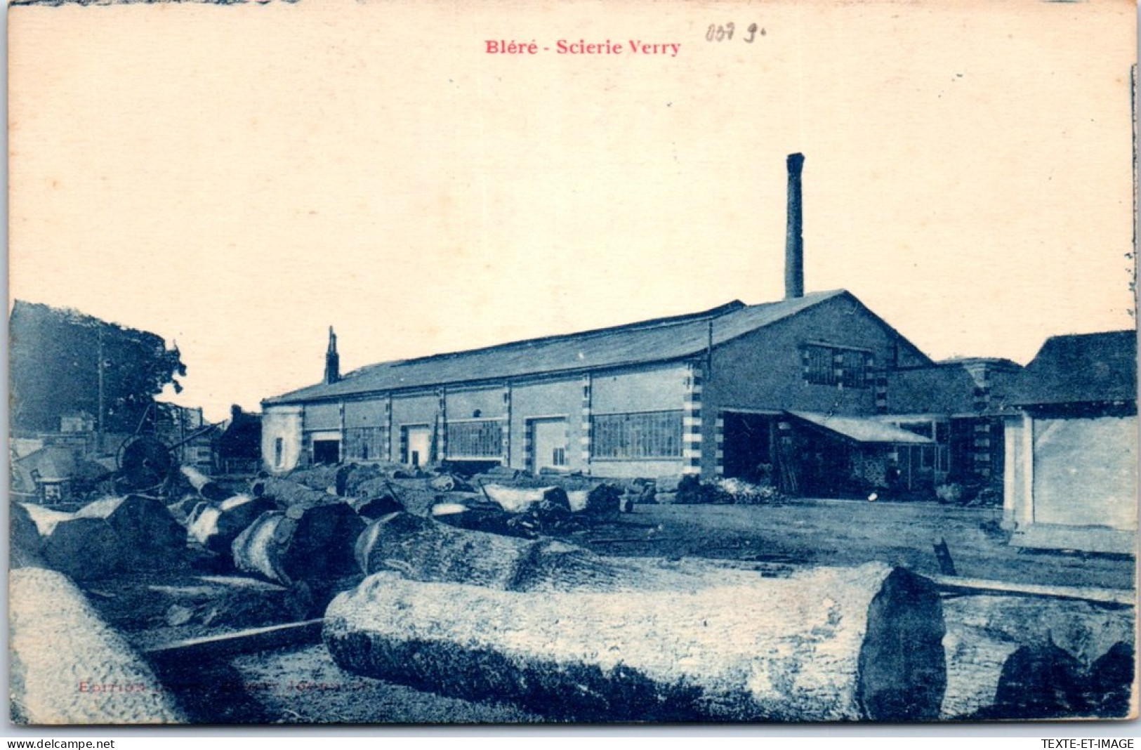 37 BLERE - Vue De La Scierie Verry. - Bléré