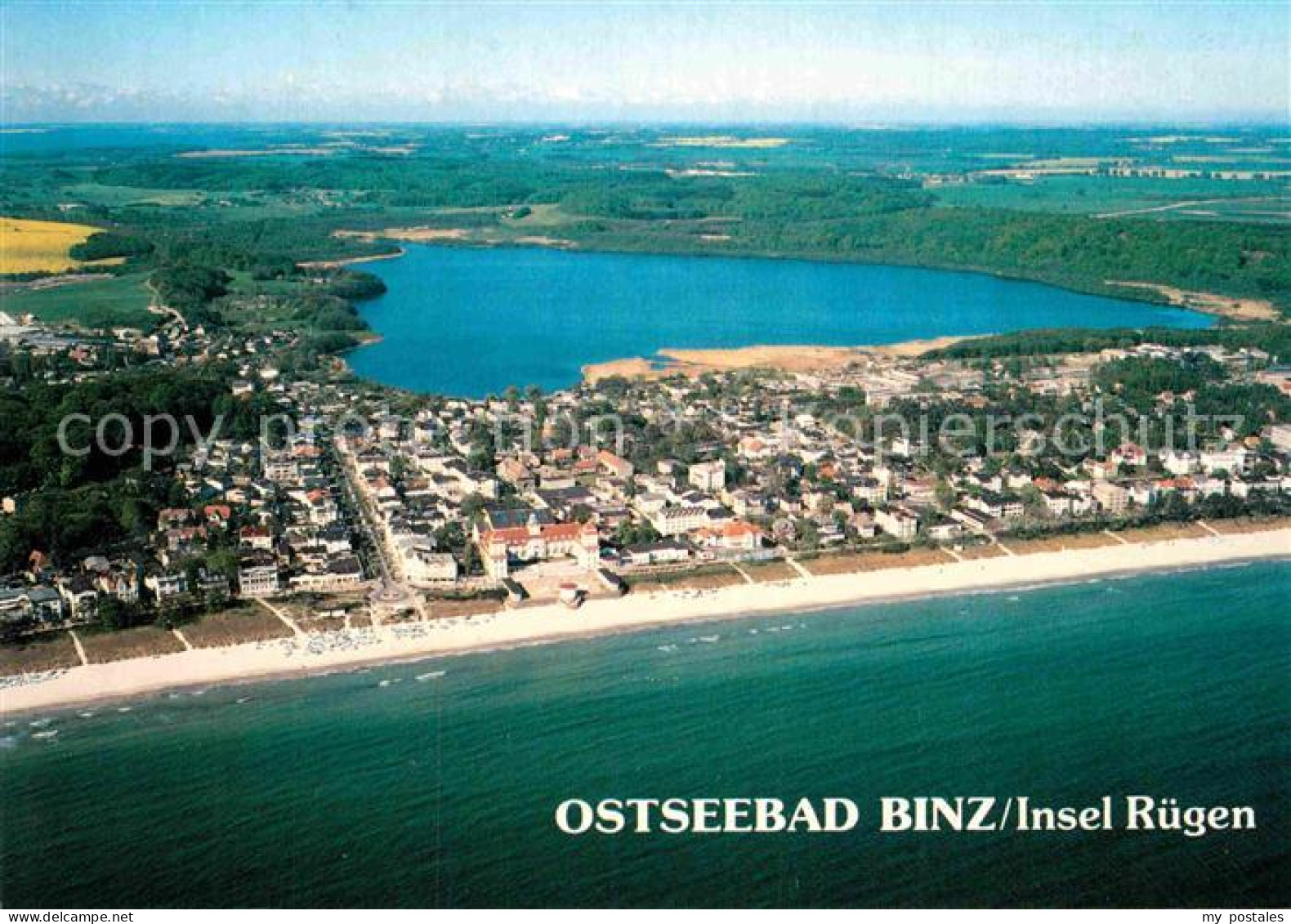 72905752 Binz Ruegen Ostseebad Aus Der Vogelperspektive Fliegeraufnahme Binz - Andere & Zonder Classificatie