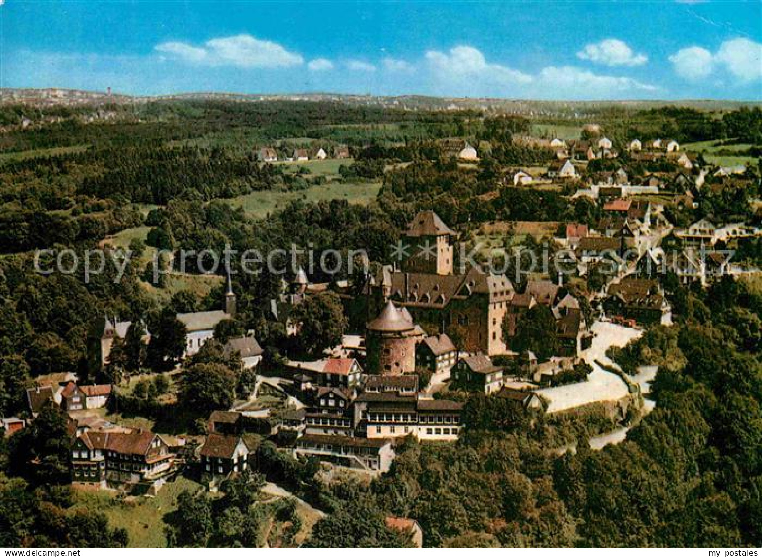 72905740 Burg Wupper Schloss Fliegeraufnahme Burg - Solingen