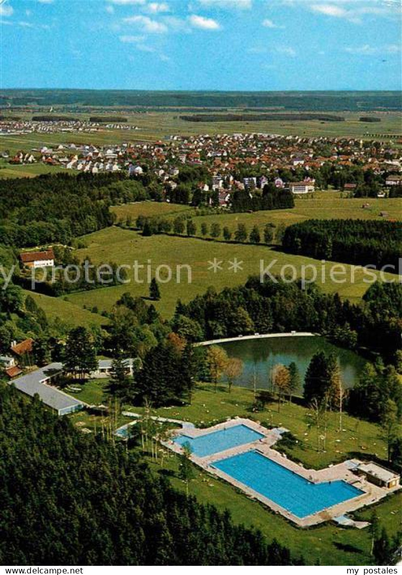 72905692 Bad Woerishofen Freibad Am Sonnenbuechlsee Gartenstadt Fliegeraufnahme  - Bad Woerishofen