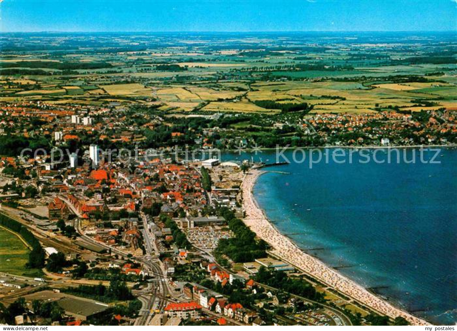 72905655 Eckernfoerde Ostseebad Fliegeraufnahme Eckernfoerde - Eckernförde