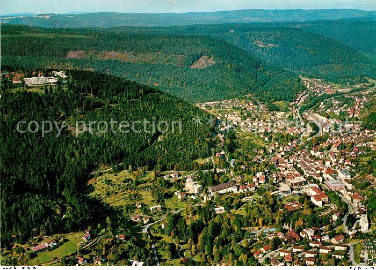 72905639 Wildbad Schwarzwald Thermalbad Hoehenluftkurort Fliegeraufnahme Bad Wil - Other & Unclassified