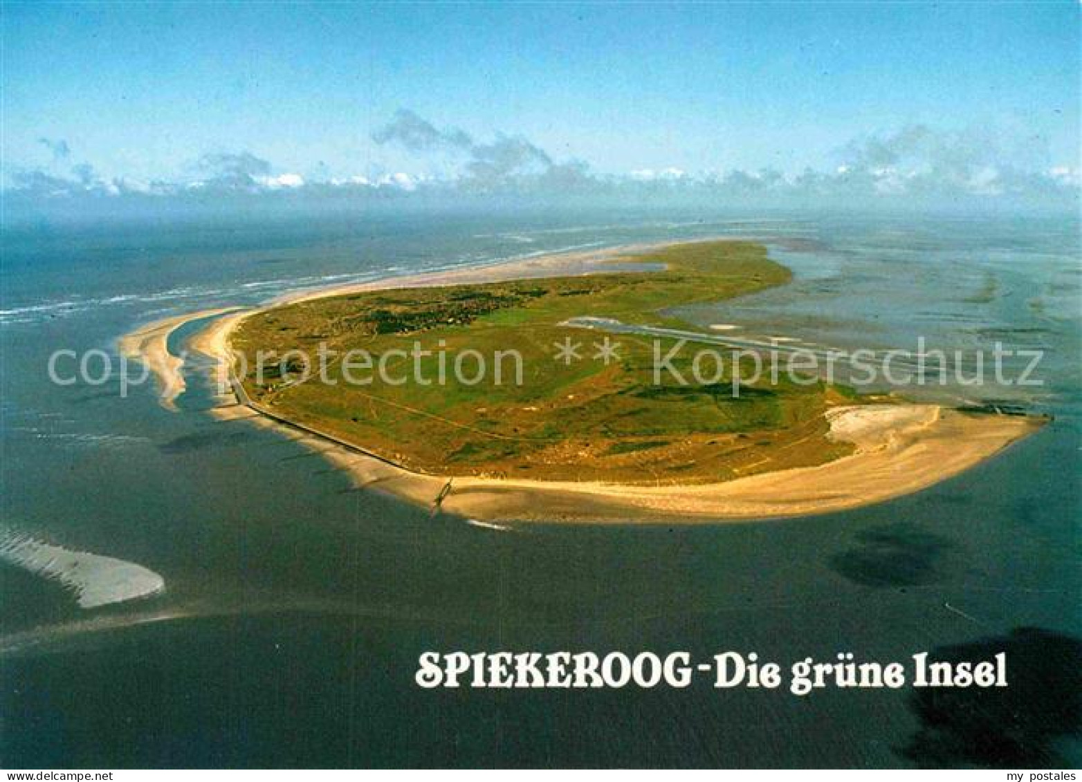 72905585 Spiekeroog Fliegeraufnahme Die Gruene Insel Spiekeroog - Otros & Sin Clasificación