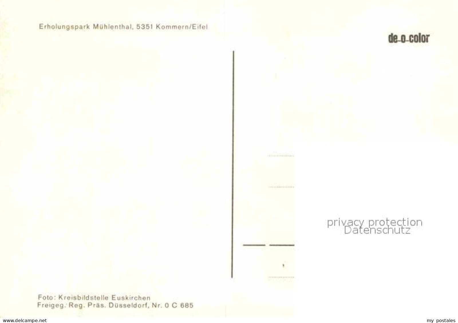 72905558 Kommern Mechernich Fliegeraufnahme Erholungspark Muehlenthal Mechernich - Autres & Non Classés