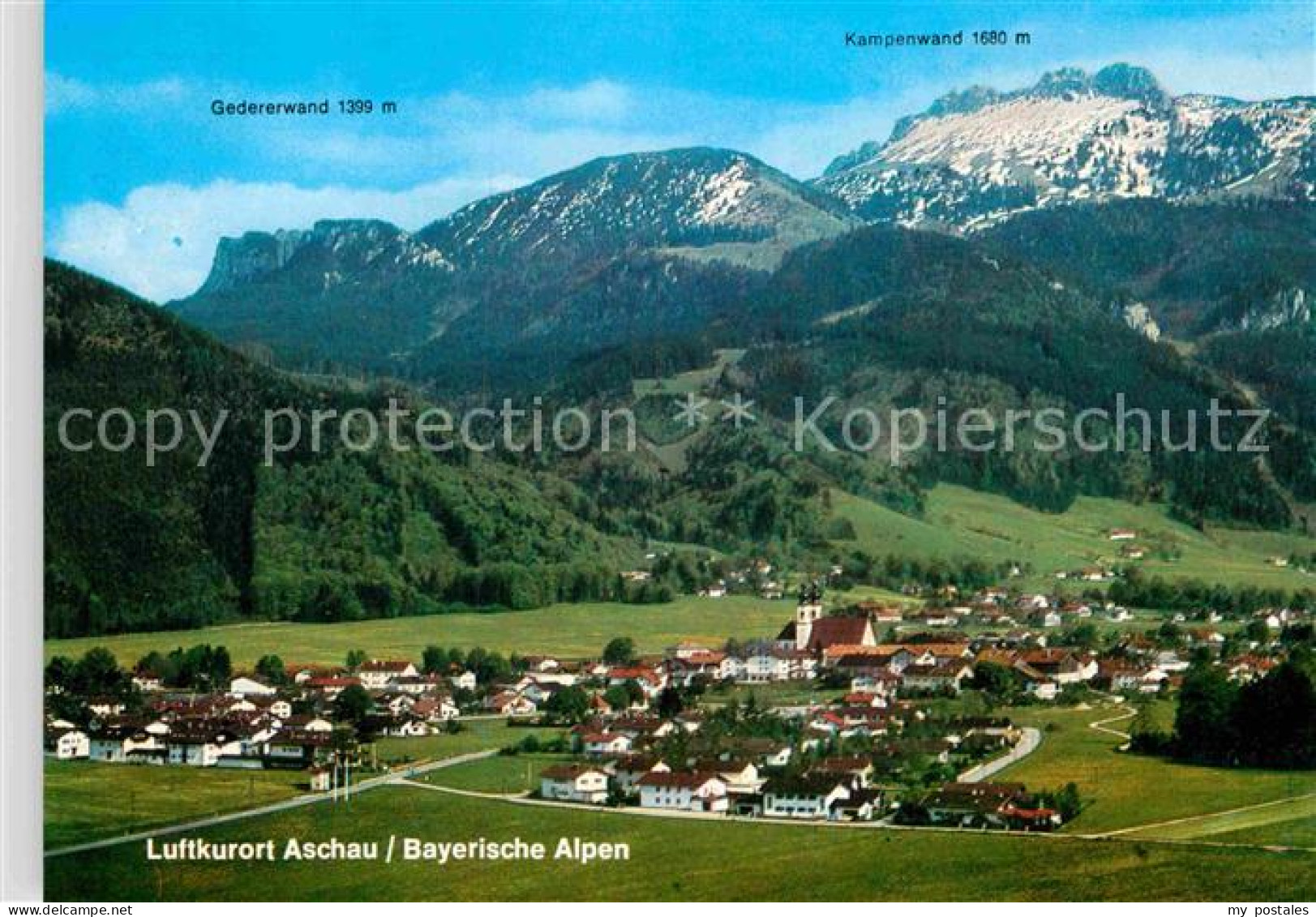 72905472 Aschau Chiemgau Gedererwand Kampenwand  Aschau I.Chiemgau - Altri & Non Classificati